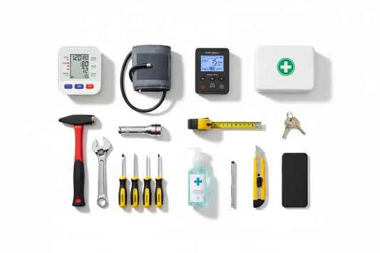 household items and medical kits