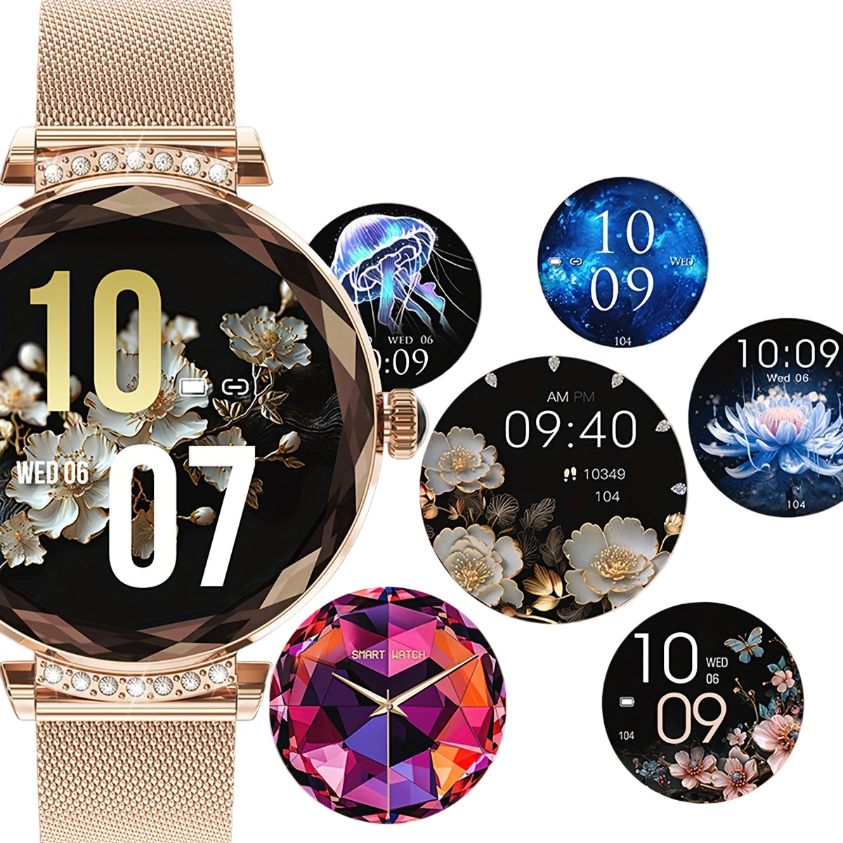 LIGE Women's Smart Watch – HD Display, Sports Tracker (2 colours available)