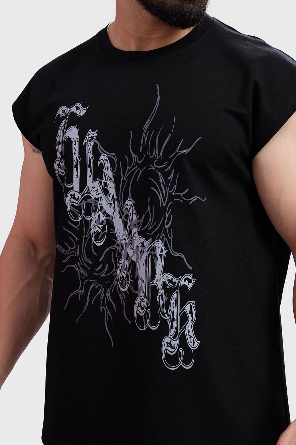 Fossil Capsleeves Tank Black