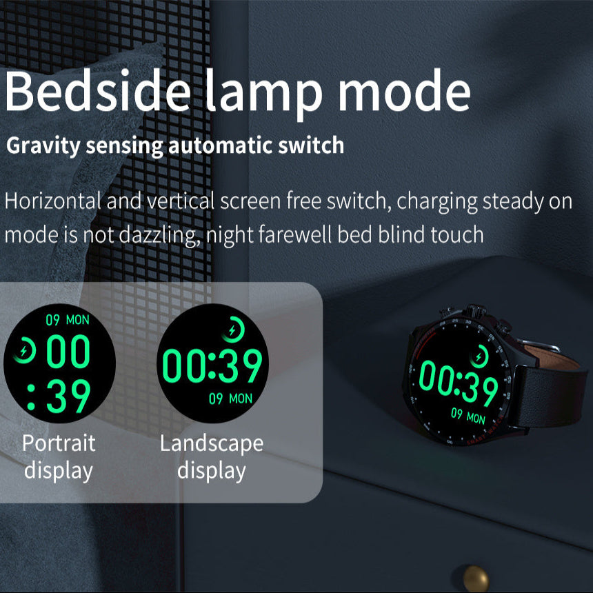 LIGE Men's Smart Watch – Touch Screen with Wireless Calls & Fitness Tracking (6 designs available)