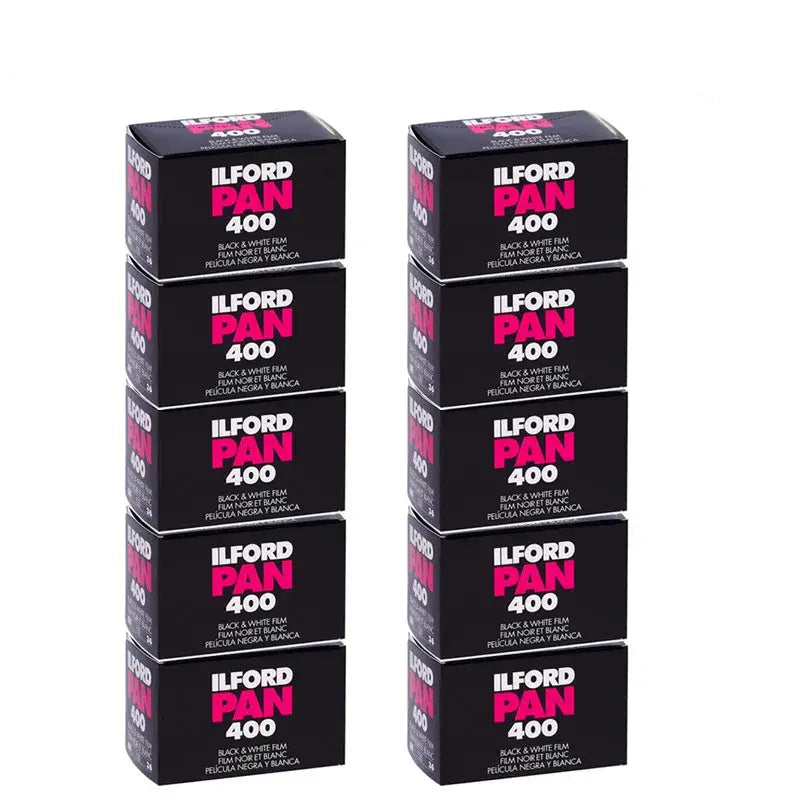 1-10 Roll ILFORD Pan 400 Black And White Film 135 35mm B&W Negative Film 36 Exposure/Roll Suitable For Kodak Film