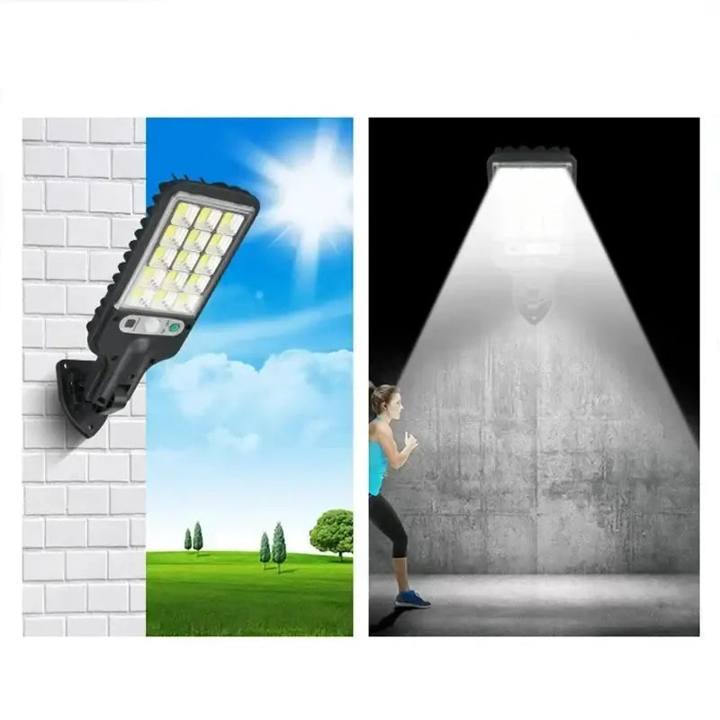 1/2/3/4PCS Solar Lights Outdoor 3 Modes 200COB Waterproof Street Lamp Motion Sensor Security Lighting for Garden Patio