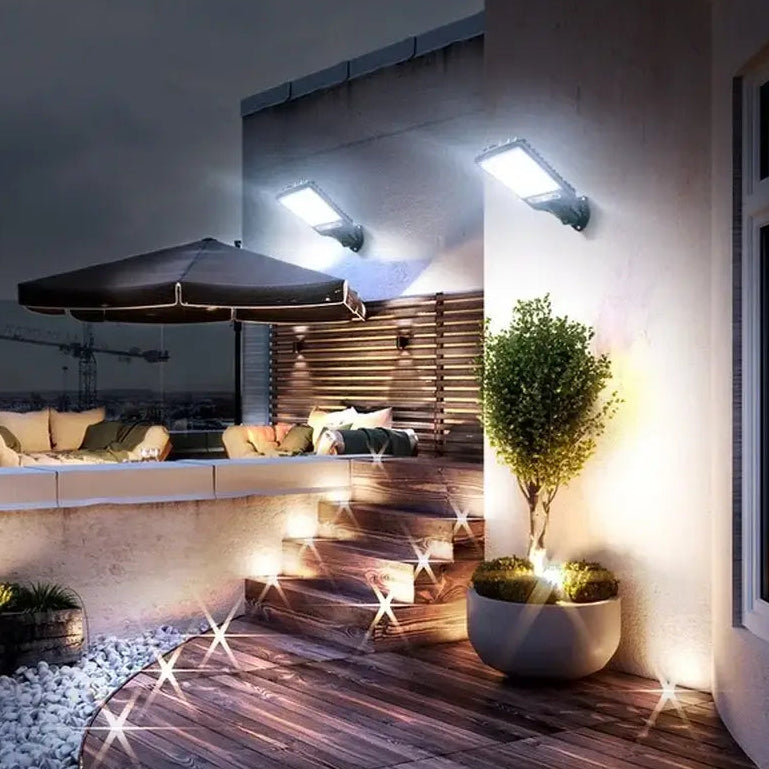 1/2/3/4PCS Solar Lights Outdoor 3 Modes 200COB Waterproof Street Lamp Motion Sensor Security Lighting for Garden Patio