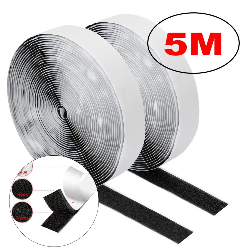 1-25M Velcros Self-Adhesive Hook And Loop Tape Fastener House Diy Magic Tap Auto Adhesive Strong Glue Stickers Sticker