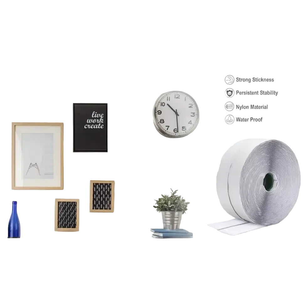 1-25M Velcros Self-Adhesive Hook And Loop Tape Fastener House Diy Magic Tap Auto Adhesive Strong Glue Stickers Sticker