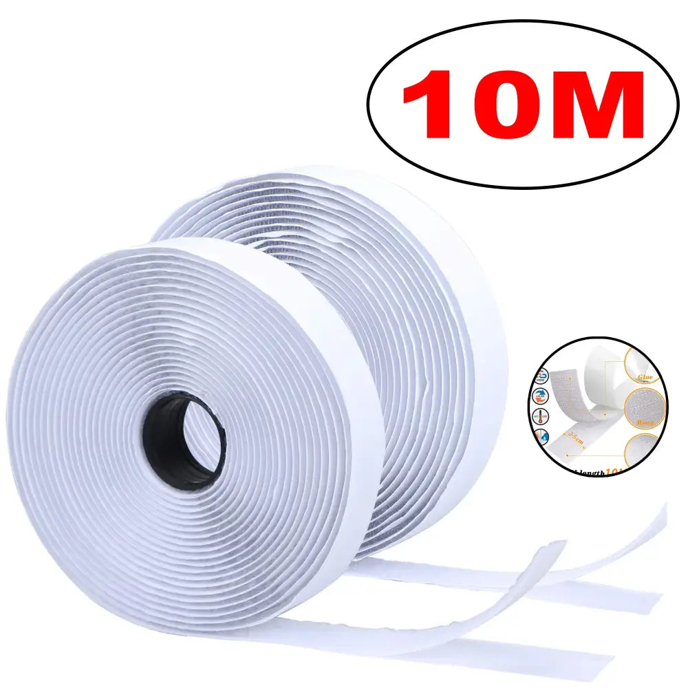 1-25M Velcros Self-Adhesive Hook And Loop Tape Fastener House Diy Magic Tap Auto Adhesive Strong Glue Stickers Sticker
