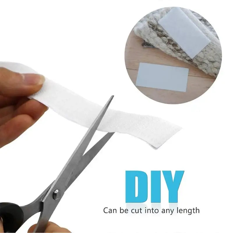 1-25M Velcros Self-Adhesive Hook And Loop Tape Fastener House Diy Magic Tap Auto Adhesive Strong Glue Stickers Sticker