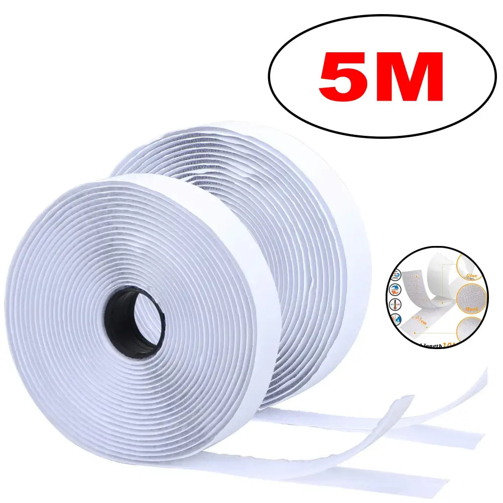 1-25M Velcros Self-Adhesive Hook And Loop Tape Fastener House Diy Magic Tap Auto Adhesive Strong Glue Stickers Sticker