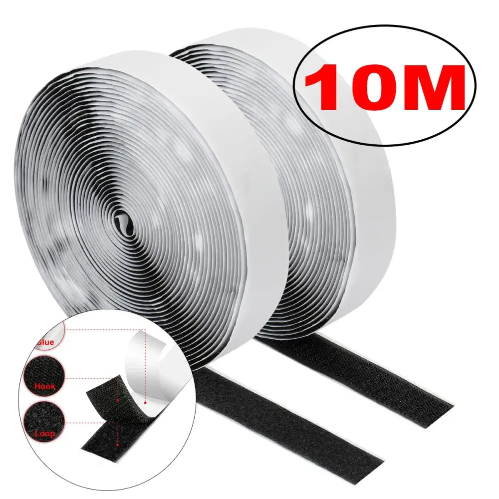 1-25M Velcros Self-Adhesive Hook And Loop Tape Fastener House Diy Magic Tap Auto Adhesive Strong Glue Stickers Sticker