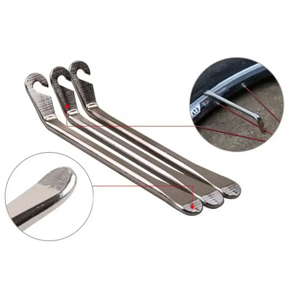 1/3pcs Bicycle Tyre Lever Tube Remover Tool Stainless Steel MTB Road Cycling Wheel Repair Tools Bike Tire Opener Crow