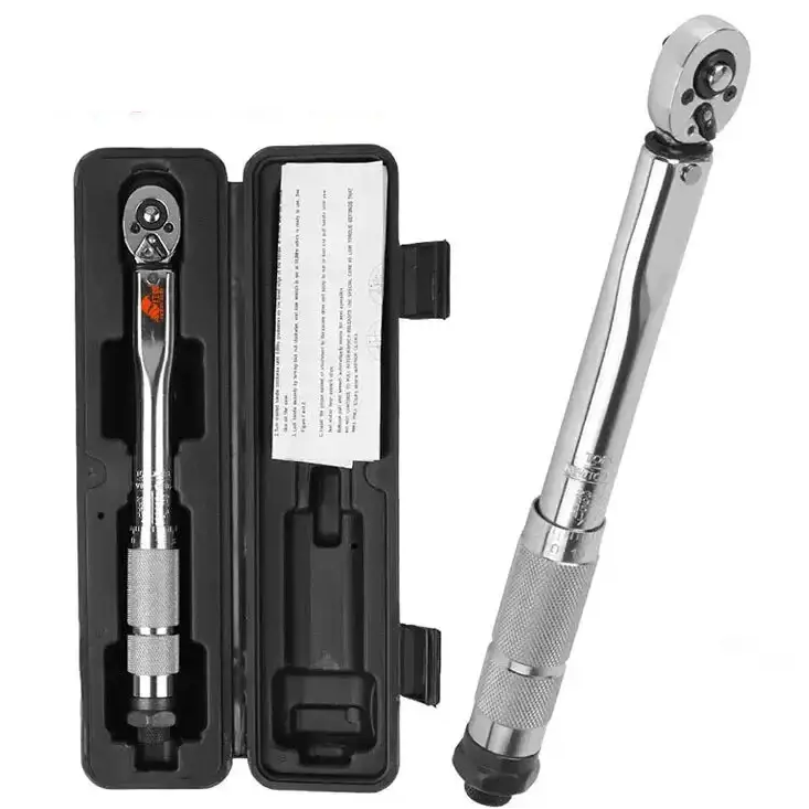 1/4″ Adjustable Torque Wrench 5–25 N·m with 3/8″ Adapter - Torque Wrench / 800g - HBC