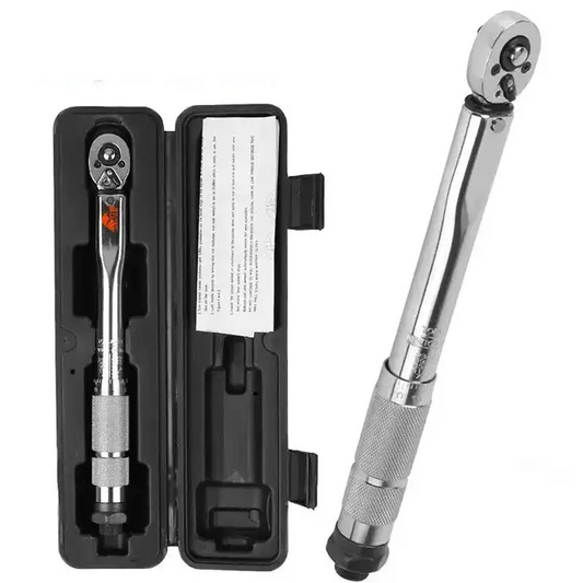 1/4″ Adjustable Torque Wrench 5–25 N·m with 3/8″ Adapter - Torque Wrench / 800g - HBC