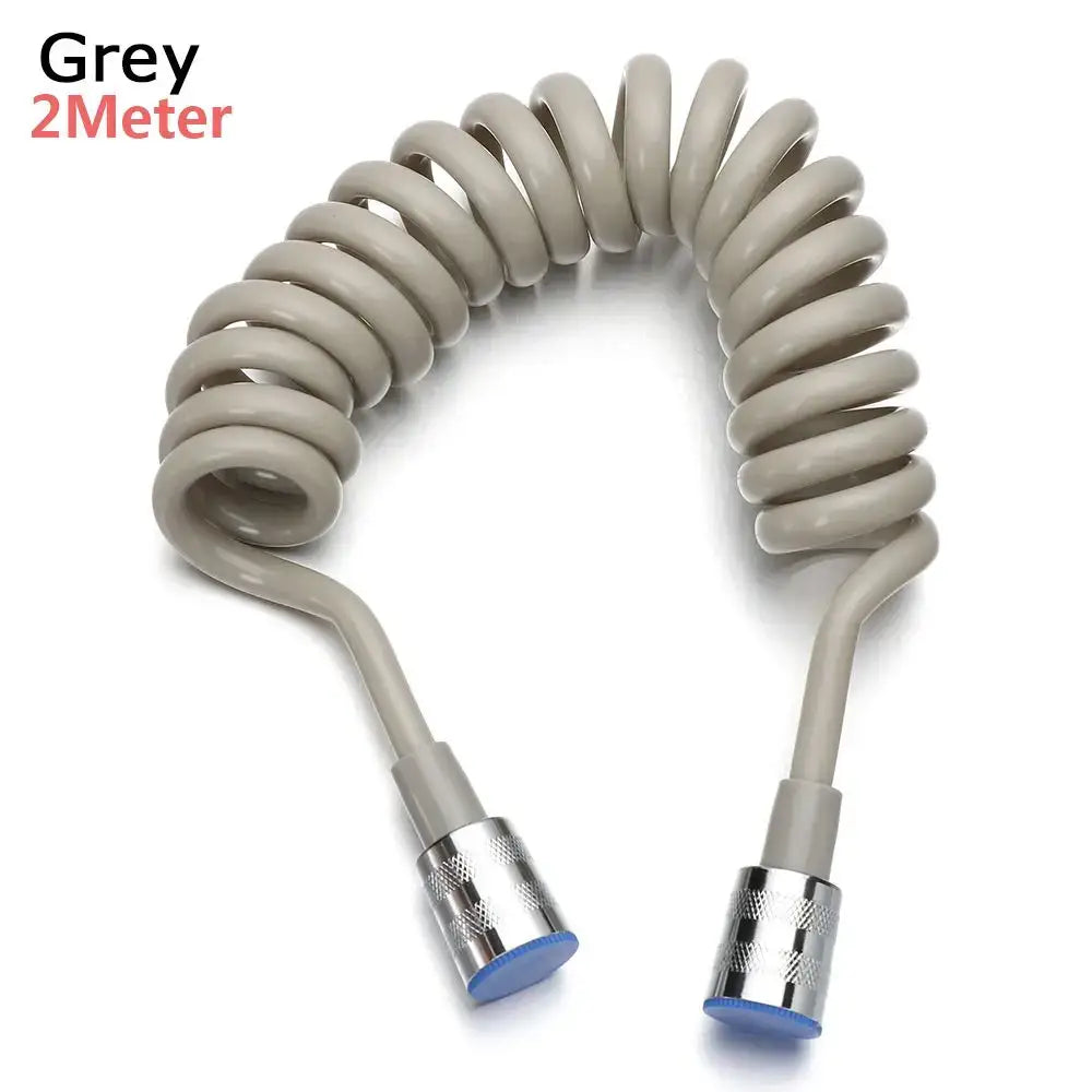 1.5–3m Anti-Twist Shower & Bidet Hose for Bathroom Plumbing (different colours and sizes available) - Grey 2 meters