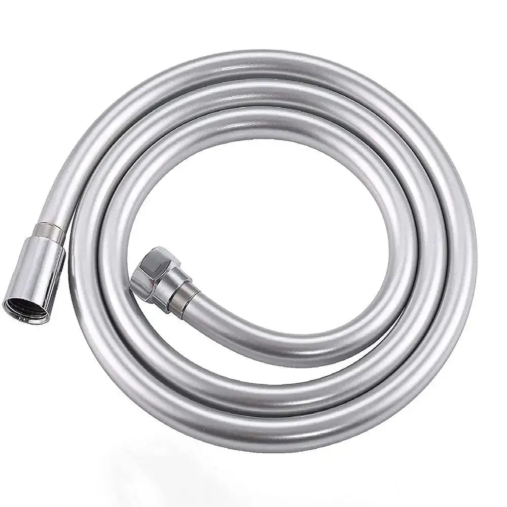 1.5–3m Anti-Twist Shower & Bidet Hose for Bathroom Plumbing (different colours and sizes available) - Silver 1.5 meters