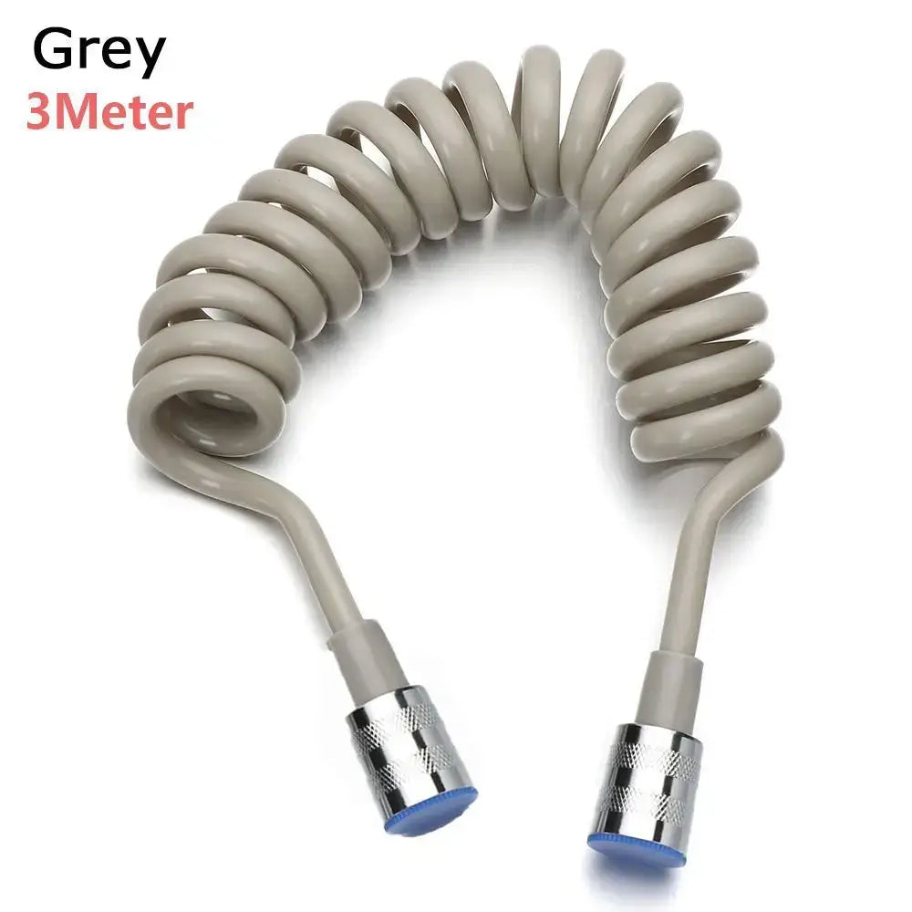 1.5–3m Anti-Twist Shower & Bidet Hose for Bathroom Plumbing (different colours and sizes available) - Grey 3 meters