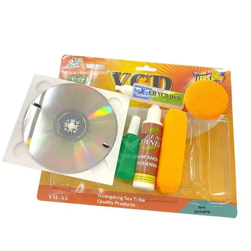1 Set Laptop Desktop Computer Wet/Dry Demagnetizer CD/DVD/VCD Player Lens Cleaner For Audio Video Player Accessories