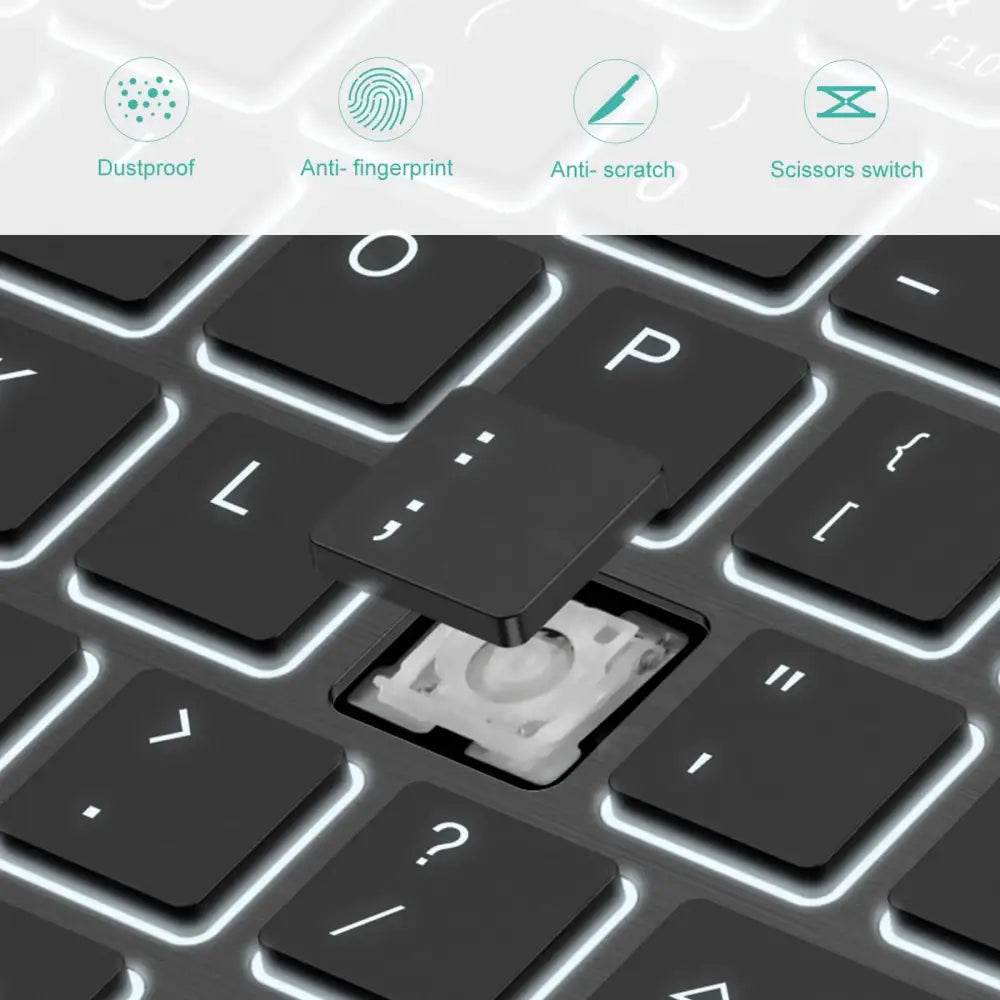 10 inch Backlit For iPad Keyboard and Mouse Backlight Bluetooth Keyboard For IOS Android Windows Wireless Keyboard