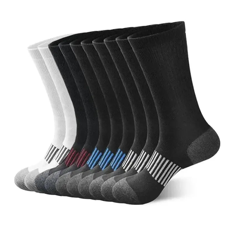 10 Pairs Plus Size Men’s Athletic Socks (3 colours available) - SS