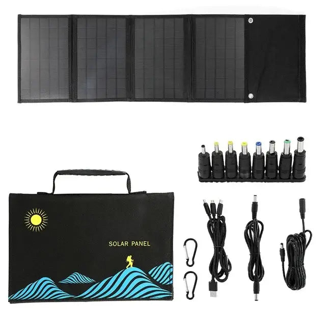 1000W Solar Panel Folding Bag USB + DC Output Solar Charger Portable Foldable Solar Charging Device for Outdoor Power