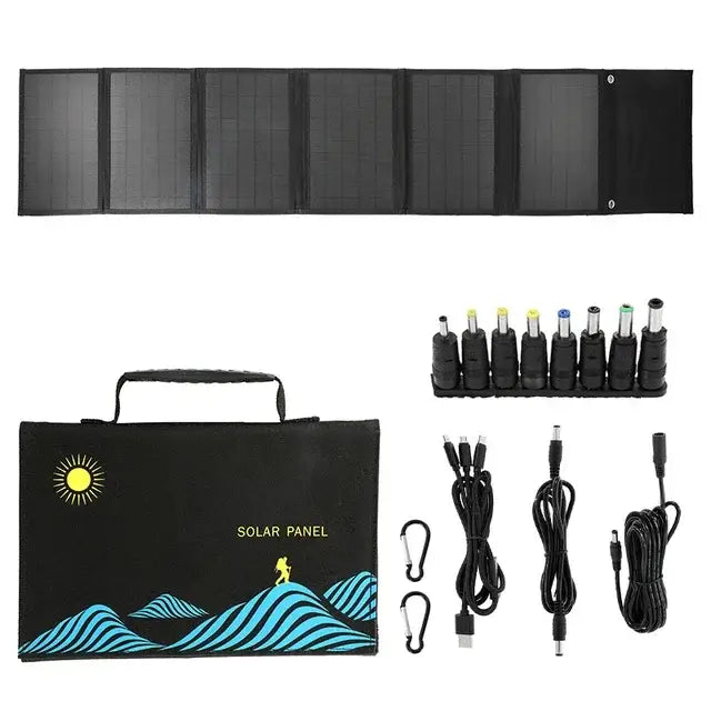 1000W Solar Panel Folding Bag USB + DC Output Solar Charger Portable Foldable Solar Charging Device for Outdoor Power