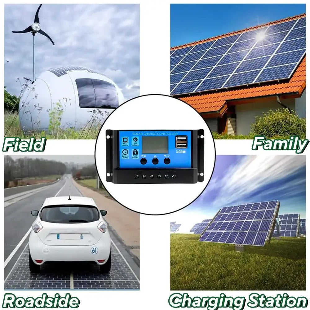 100W 12V Solar Panel Kit with Controller for RV’s caravans & Home (8 different types available) - SS