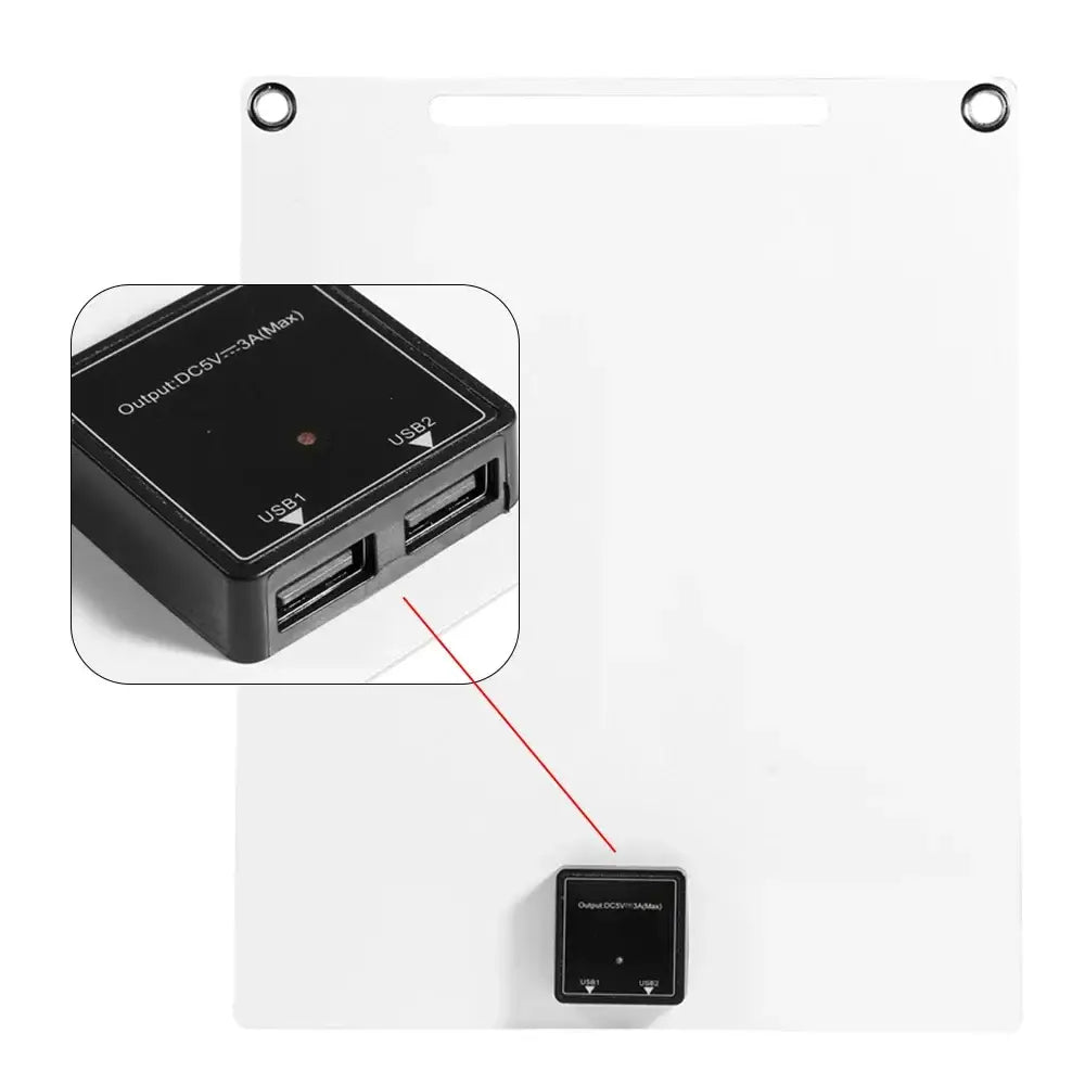 100W Waterproof Solar Panel Charger - Solar Panel / 100W - SS