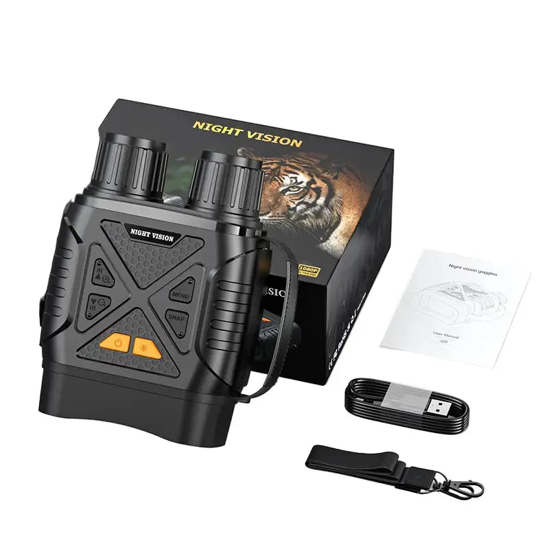 1080P Digital Night Vision Binoculars - Black / Night Vision Binocular / Telescope - SS