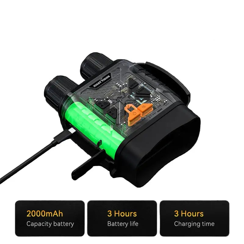 1080P Digital Night Vision Binoculars - Black / Night Vision Binocular / Telescope - SS