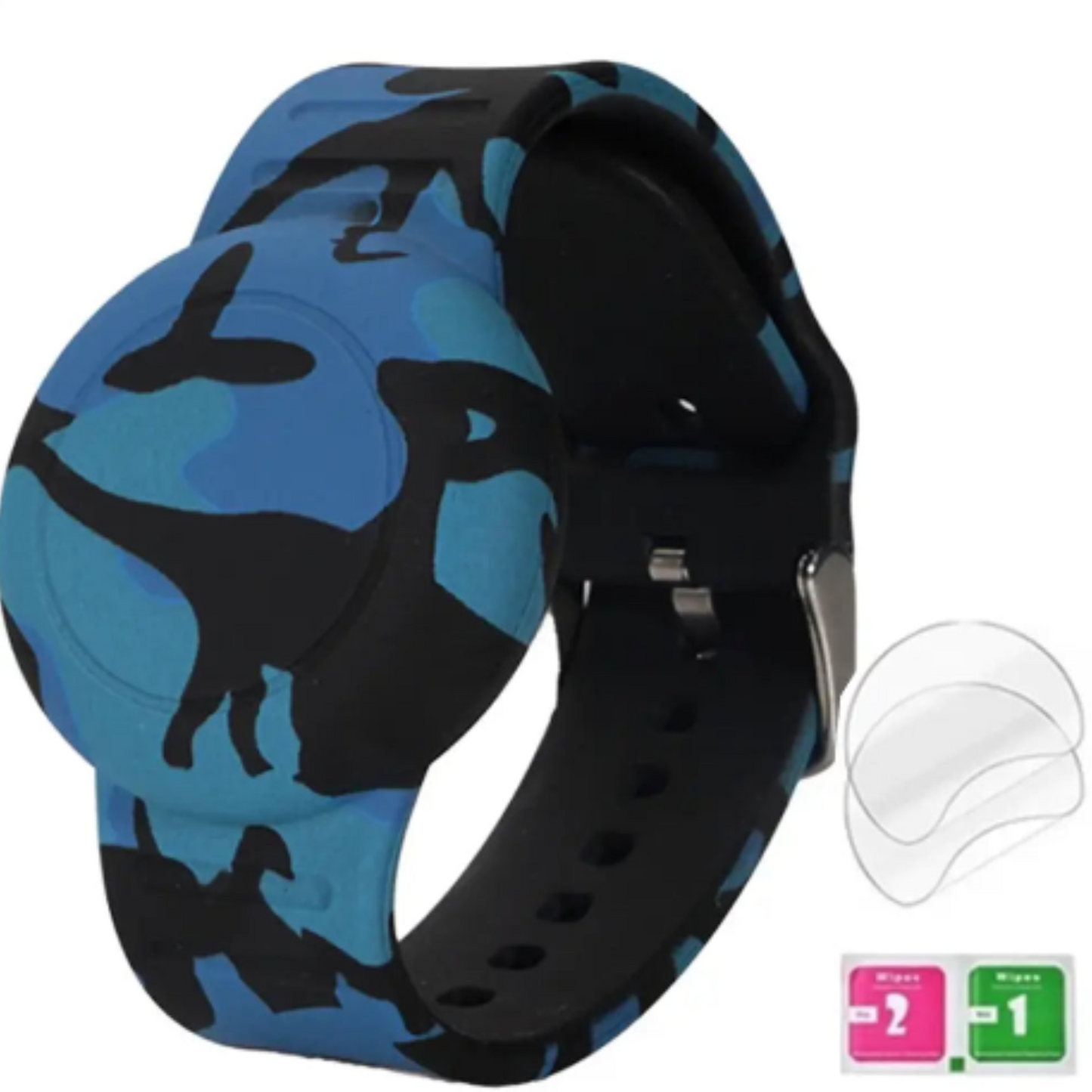 Waterproof Air Tag Bracelet for Kids – Hidden Silicone Wristband