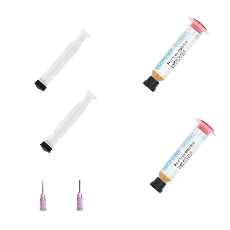 10cc RMA-223 Soldering Flux Paste with Needle (different quantities available) - 2pcs - HBC
