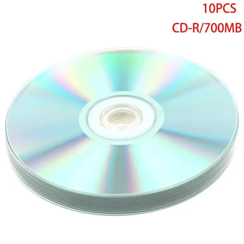 10Pcs/pack 3724/3725 CD-R Blank Discs Recordable Compact Disc 700MB/80min/52x CD-R BLANK Discs 4.7GB/120min/16x - A1
