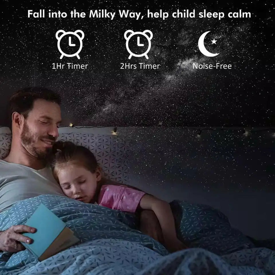 12-in-1 Starry Night Projector - Black