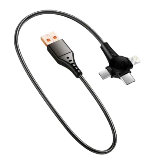 120W 3-in-1 USB-C Super-Fast Retractable Charging Cable