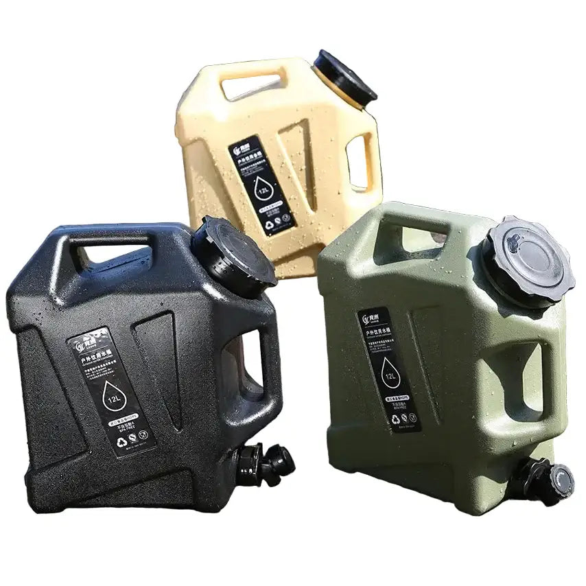 12L Portable Camping Water Bag with Faucet (3 colours available) - SS