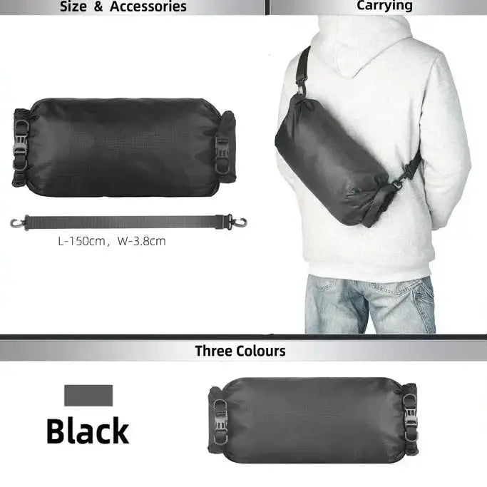 12L Waterproof Bike Handlebar Bag (different sets available) - Bag-Black / Bicycle Handlebar Bag - SS