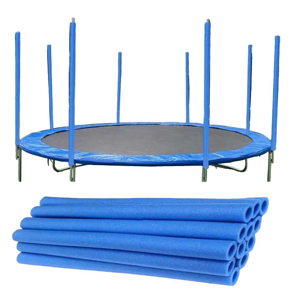 12pcs Trampoline Pole Protector Trampoline Pole Foam Sleeve Tubes Pad Replacement Sturdy Secure Fit for Safe Outdoor