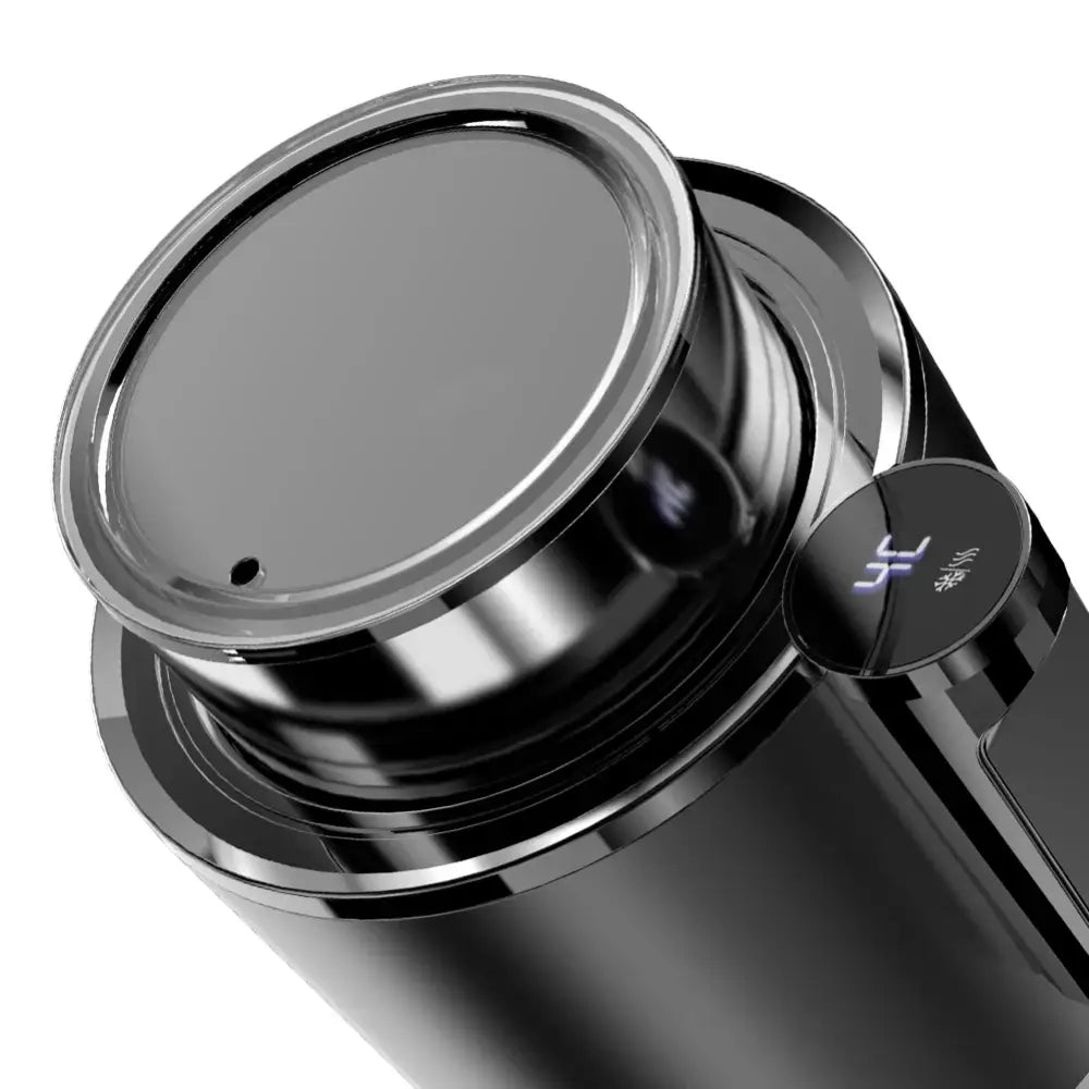 12V Dual Function Car Beverage Holder with Digital Display - Heating and Cooling Electric Cup for Fast Temperature