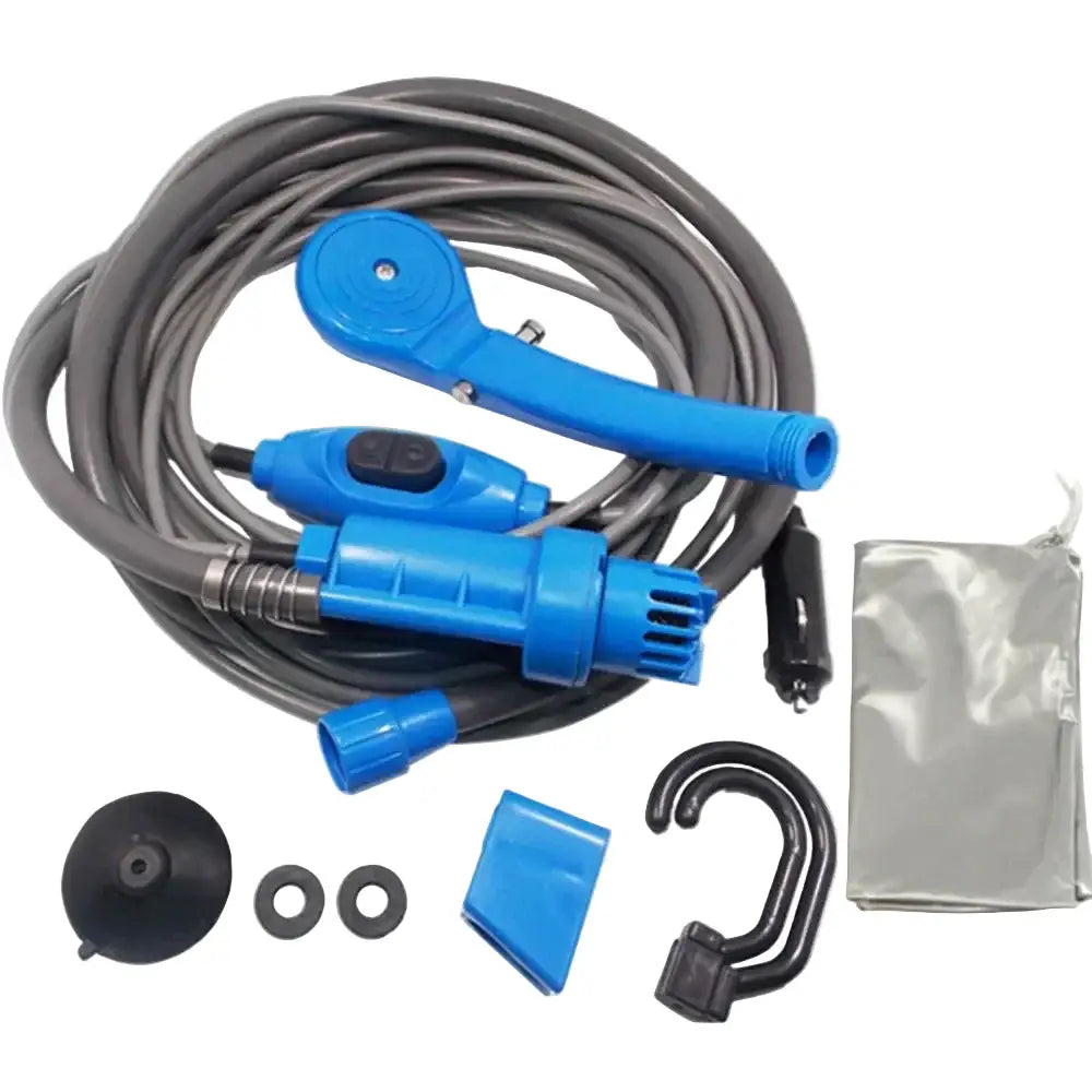 12V Portable Camping Shower Pump (3 colours available) - Blue / Camping Shower - SS