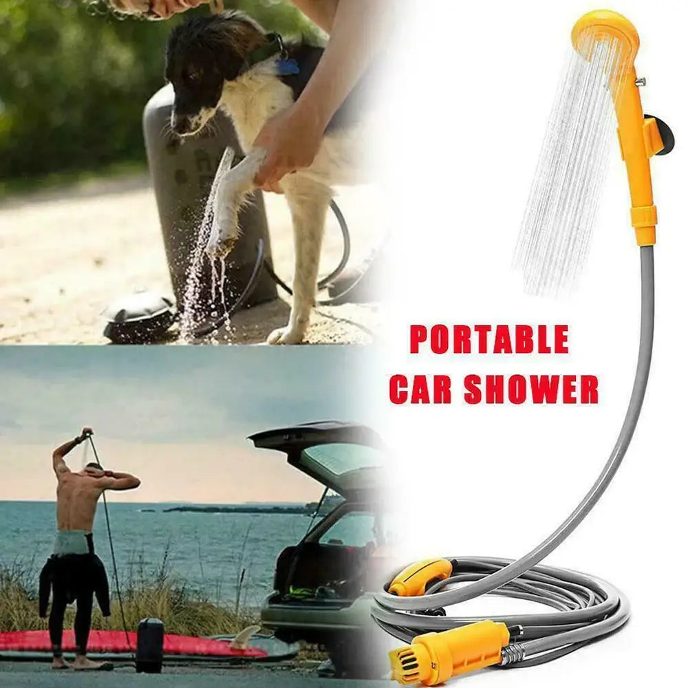12V Portable Camping Shower Pump (3 colours available) - SS