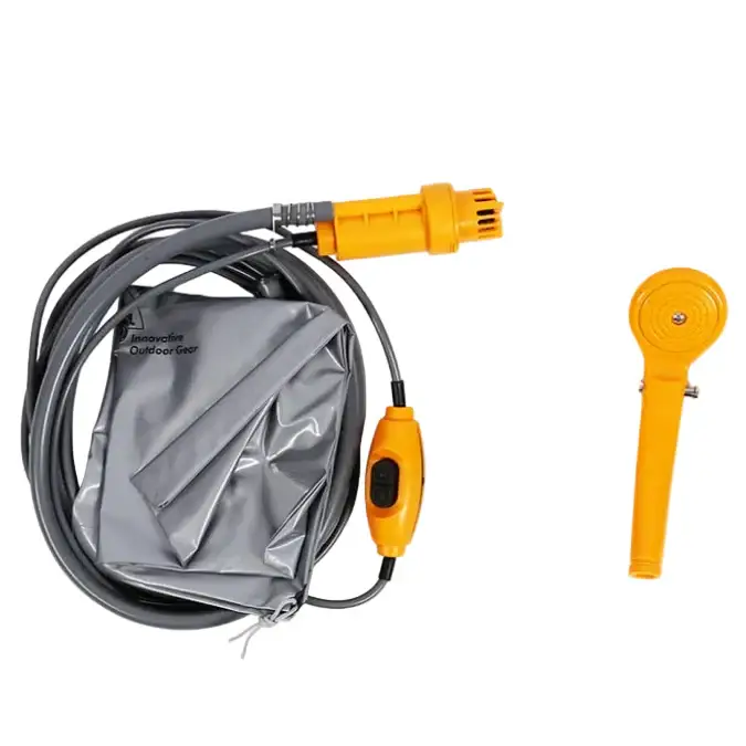 12V Portable Camping Shower Pump (3 colours available) - SS