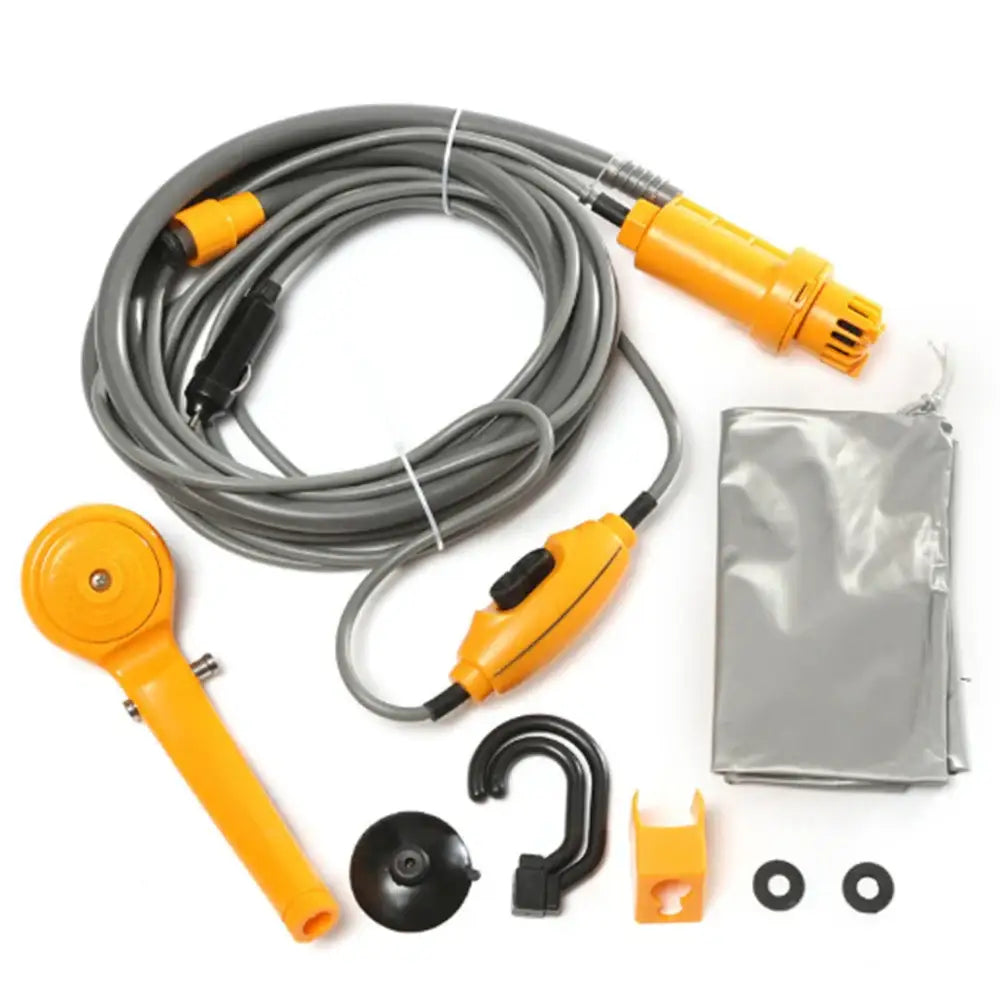 12V Portable Camping Shower Pump (3 colours available) - Yellow / Camping Shower - SS