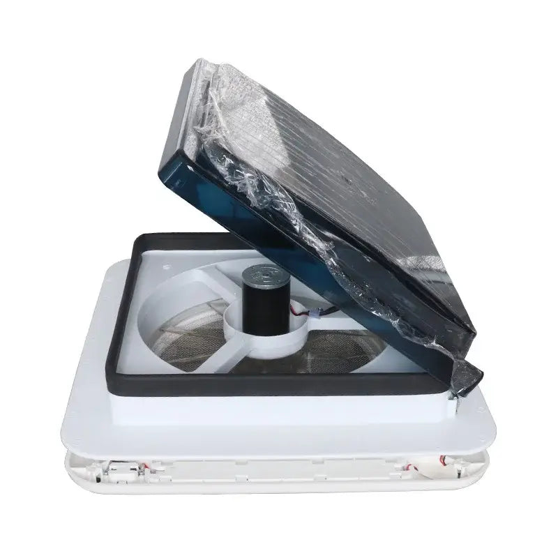 12V RV Roof Ventilation Fan with LED - White / Ventilation Fan - SS