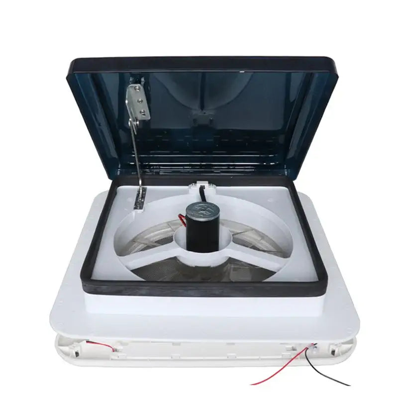 12V RV Roof Ventilation Fan with LED - White / Ventilation Fan - SS