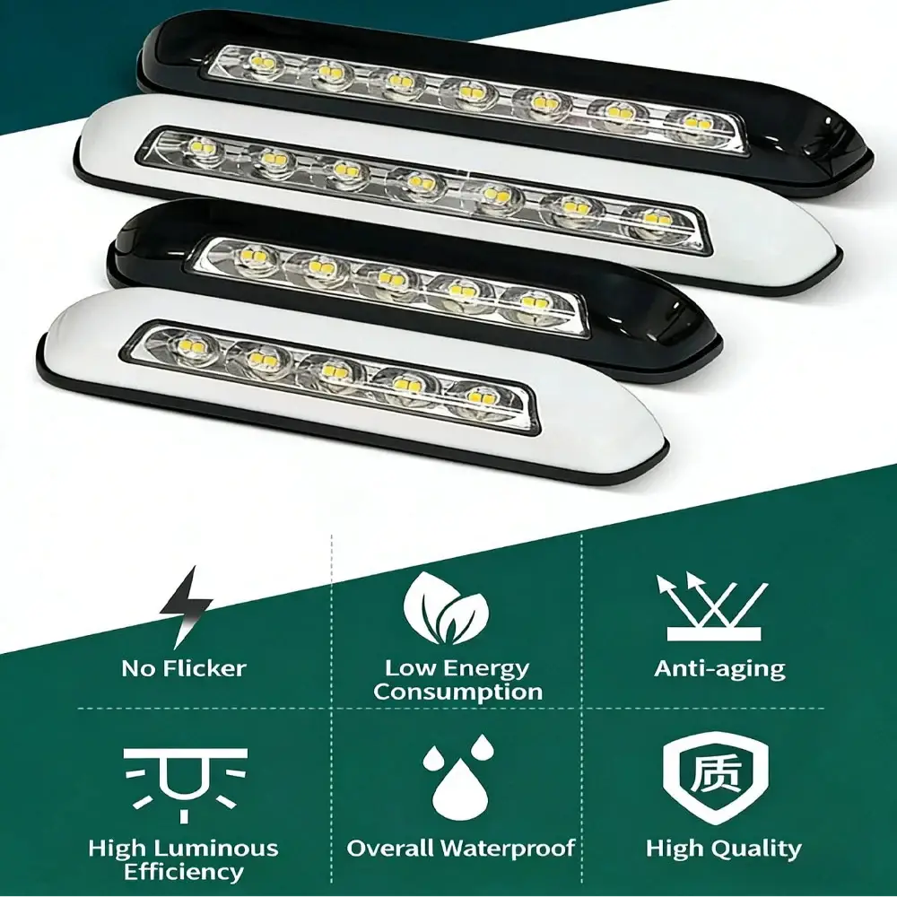 12V Waterproof RV LED Awning Light – 8W (different colours available) - SS