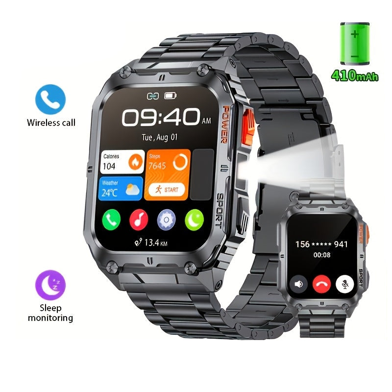 LIGE Smartwatch – Wireless Calling, 100+ Sports Modes, AI Voice (4 types available)