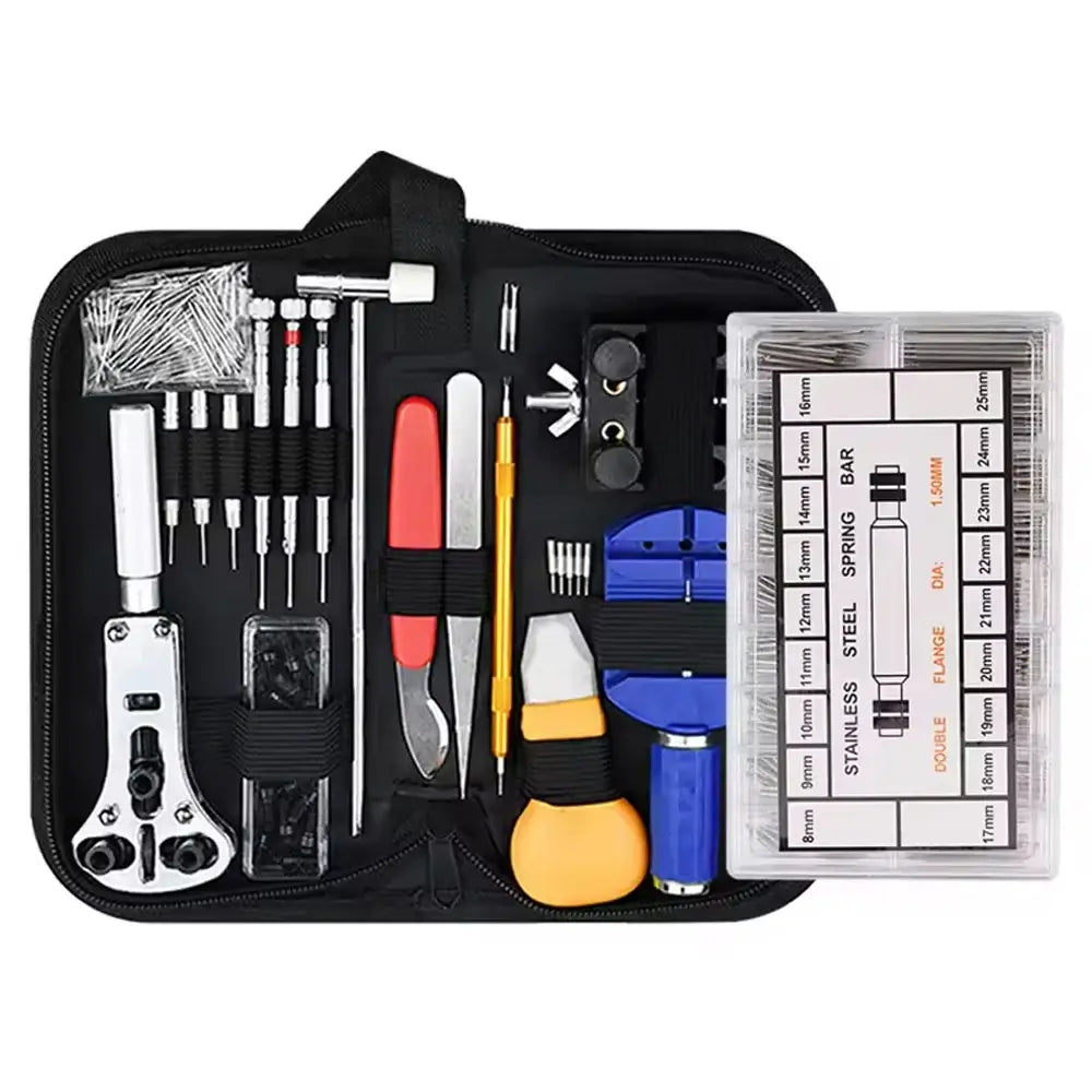 147-in-1 Watch Repair Tool Kit - Black - HBC