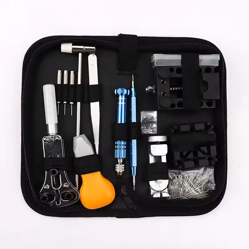 147-in-1 Watch Repair Tool Kit - Black - HBC
