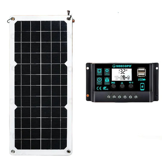 150W Solar Panel Kit with LCD Controller - SS