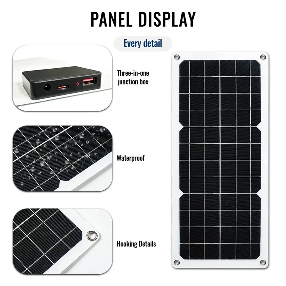 150W Solar Panel Kit with LCD Controller - SS