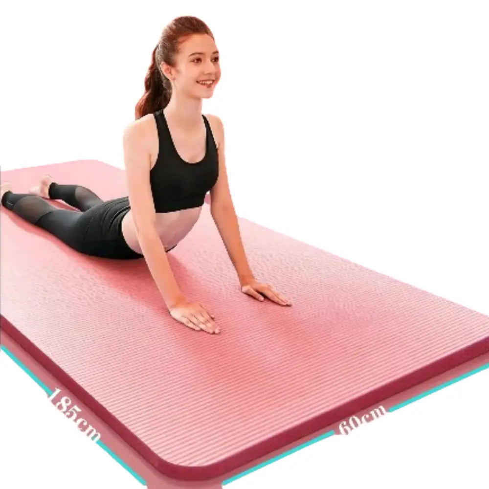 15mm Thick Yoga Mat – Anti-Slip Fitness & Pilates Mat (4 colours available) - SS